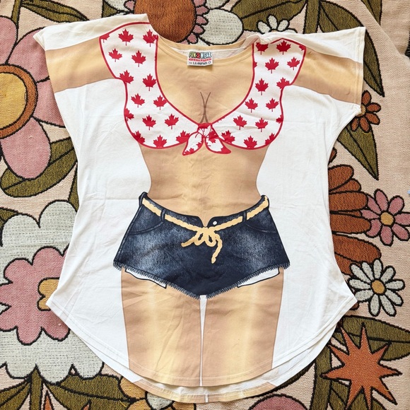 Vintage Other - Vintage Canadian Girl Bikini Cover Up